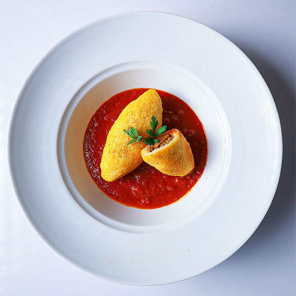 کبه لوبیا سبز و گوشت