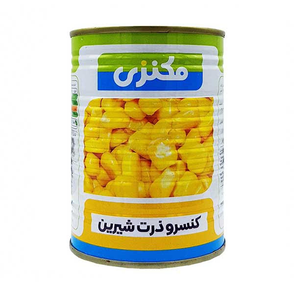 کنسرو ذرت شیرین 380 گرمی مکنزی