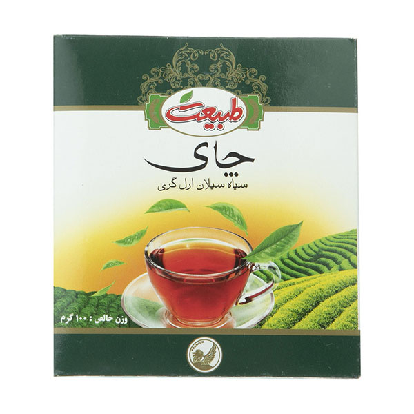 چای سیلان ارل گری طبیعت 100 گرمی