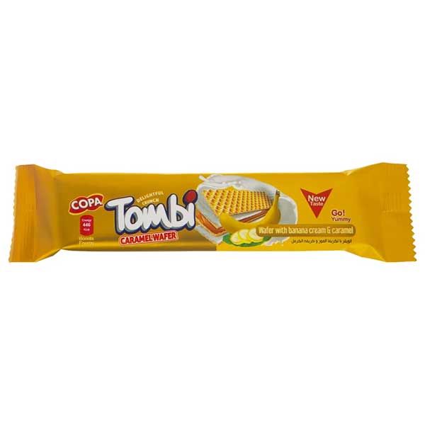 ویفر با کرم موزی تامبی کوپا 18 گرم