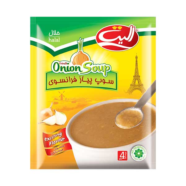 سوپ پیاز فرانسوی نیمه آماده بسته 65 گرمی الیت
