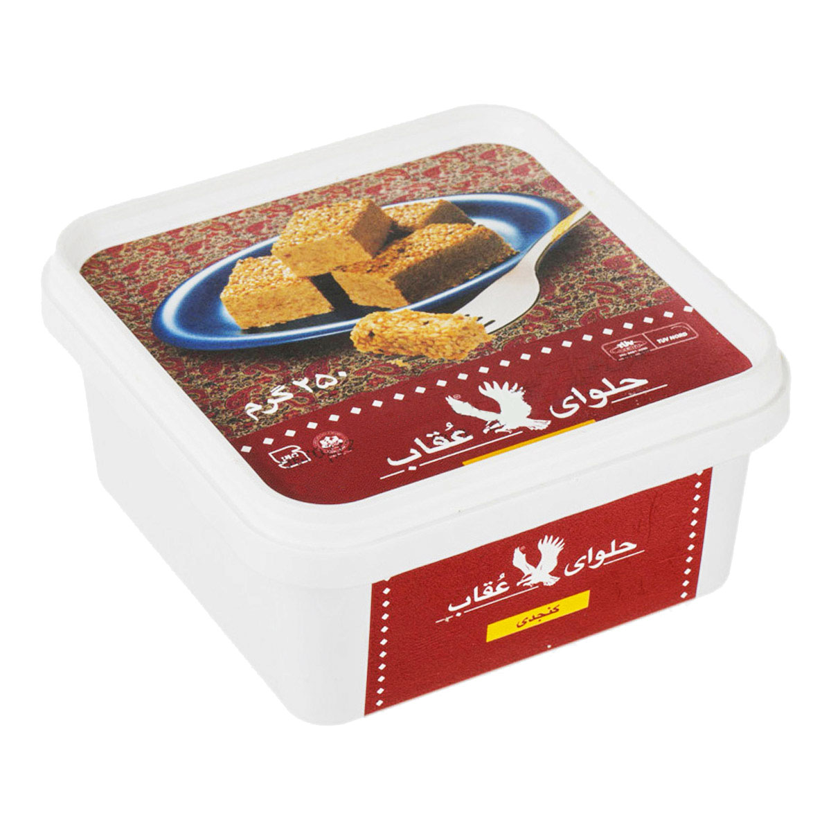 حلوا شکری 250 گرمی کنجدی عقاب