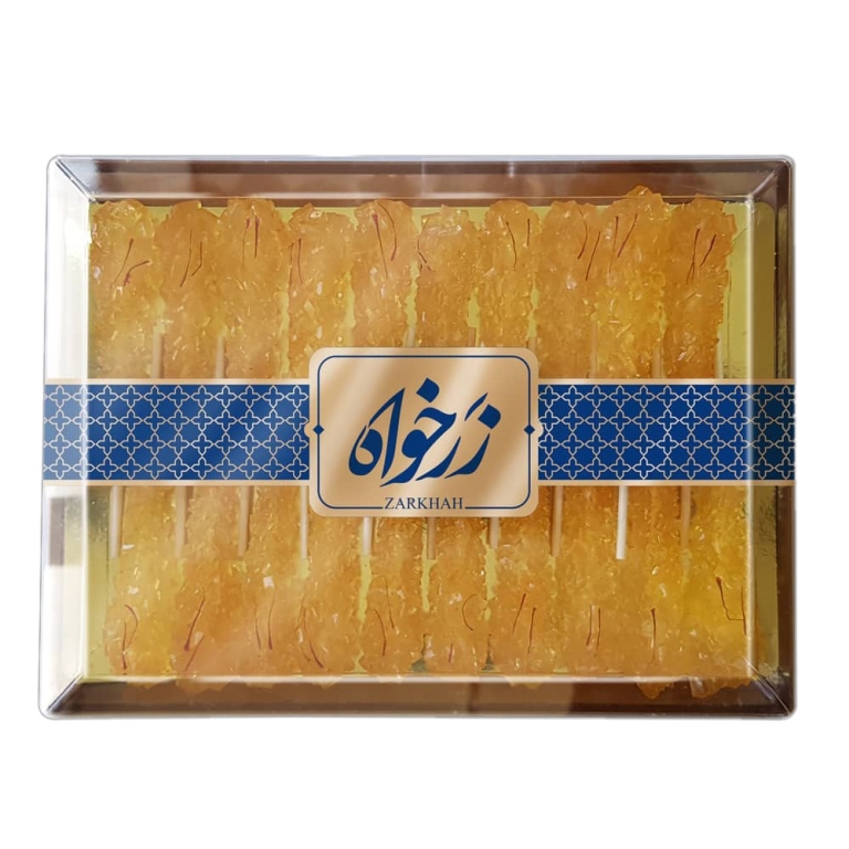 نبات زعفرانی نی دار زرخواه 20 عددی کریستالی