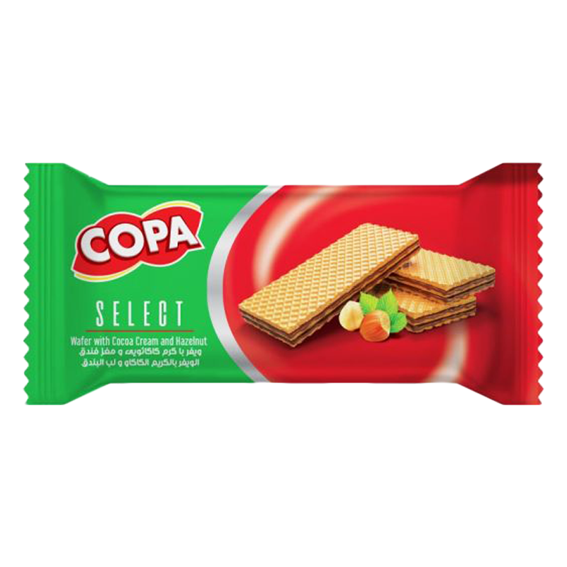ویفر سلکت با مغز شکلاتی فندقی کوپا 35 گرم