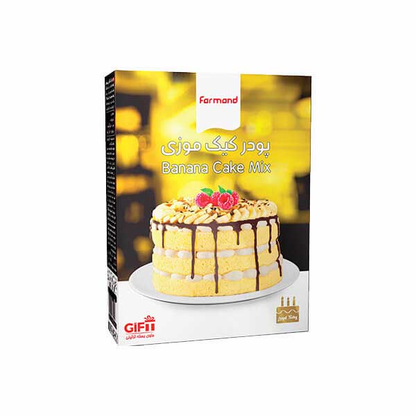 پودر کیک اسفنجی موزی