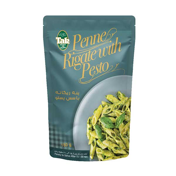 پاستا نیمه آماده 180 گرم پنه ریگاته باسس پستو