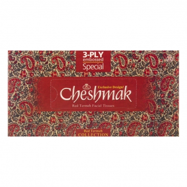 دستمال کاغذی 100 برگ 3 لایه طرح ترمه چشمک