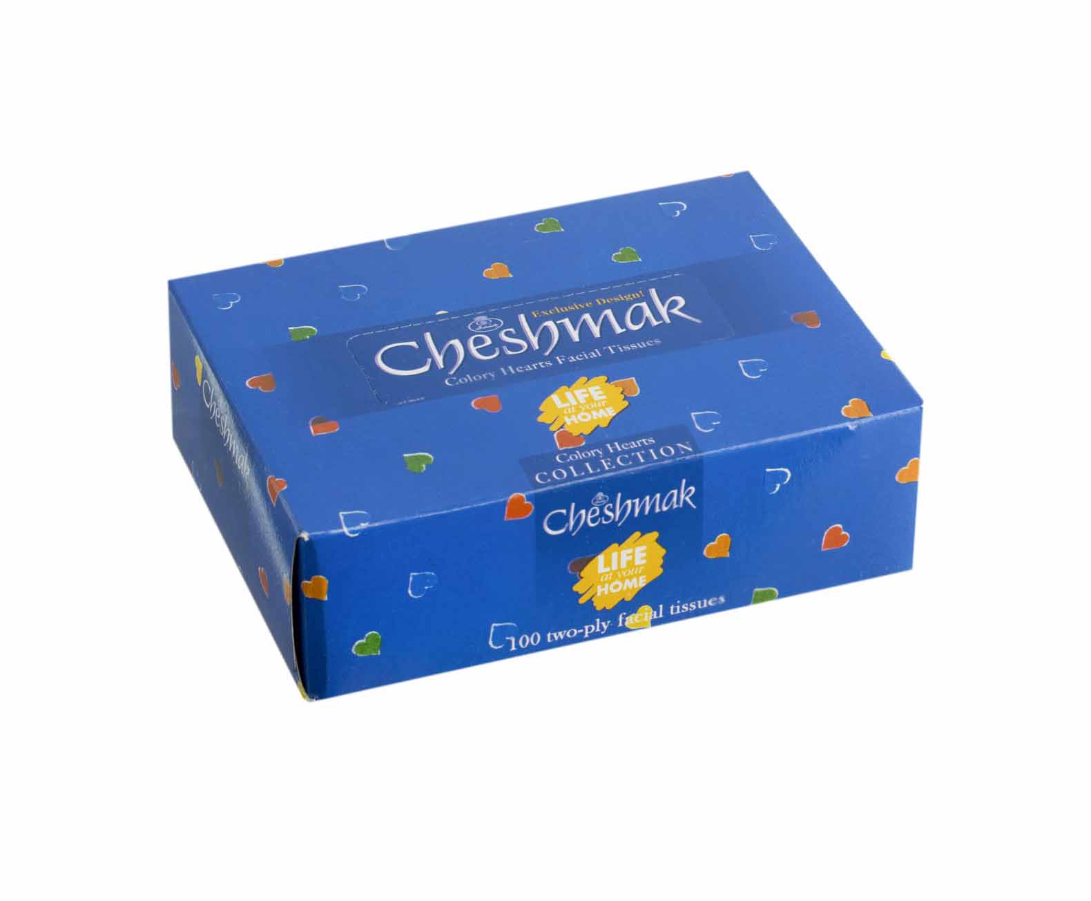 دستمال کاغذی مینی 100 برگ 2 لایه طرح قلب چشمک