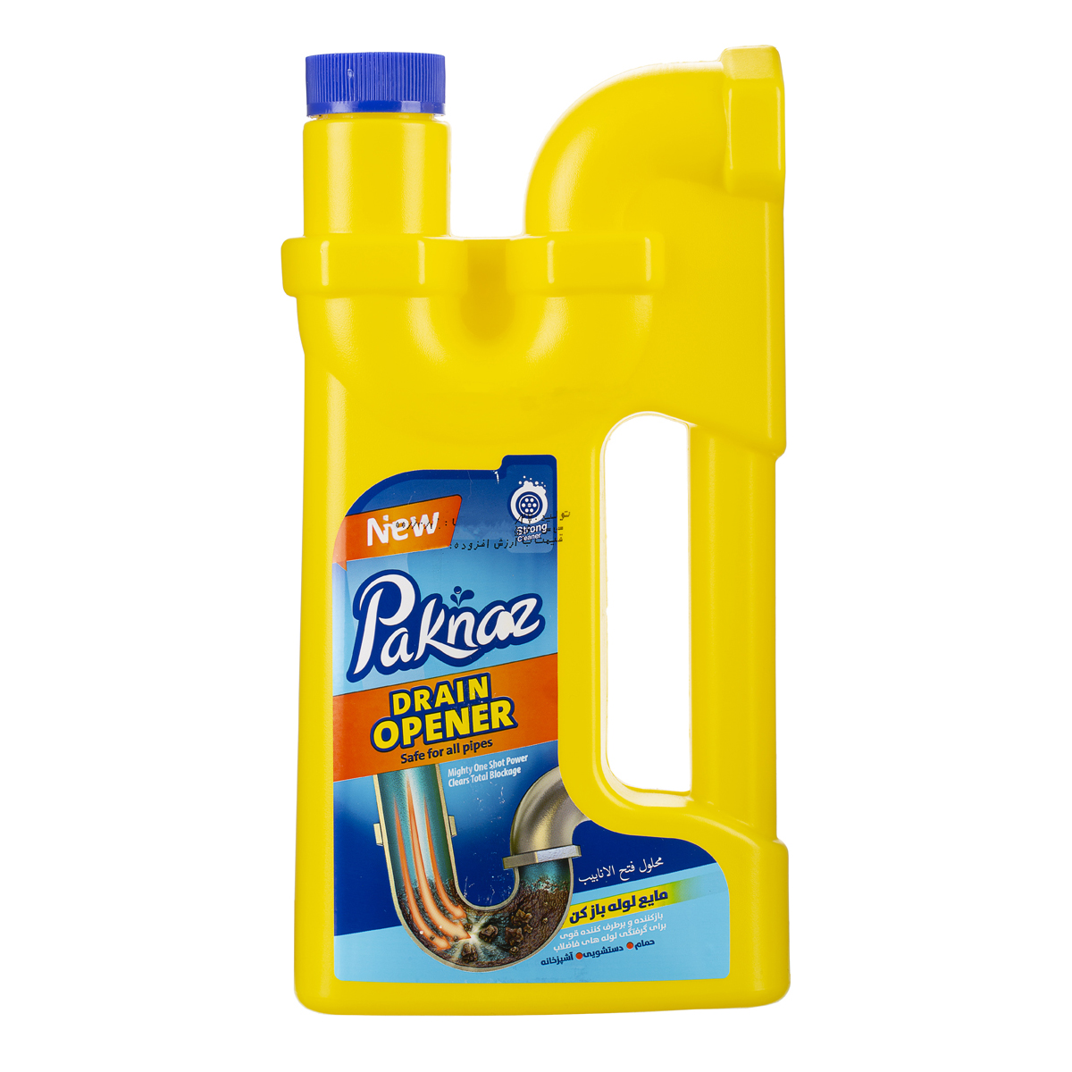 مایع لوله باز کن غلیظ 1250 گرمی پاکناز