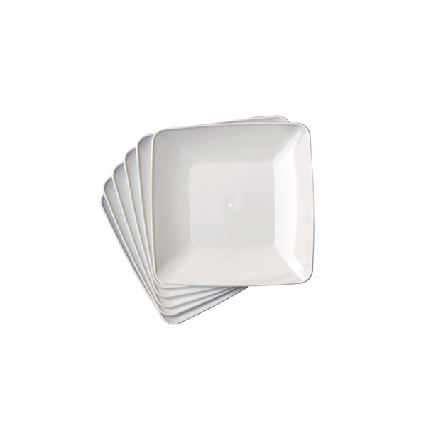 بشقاب غذاخوری صدفی 6 عددی