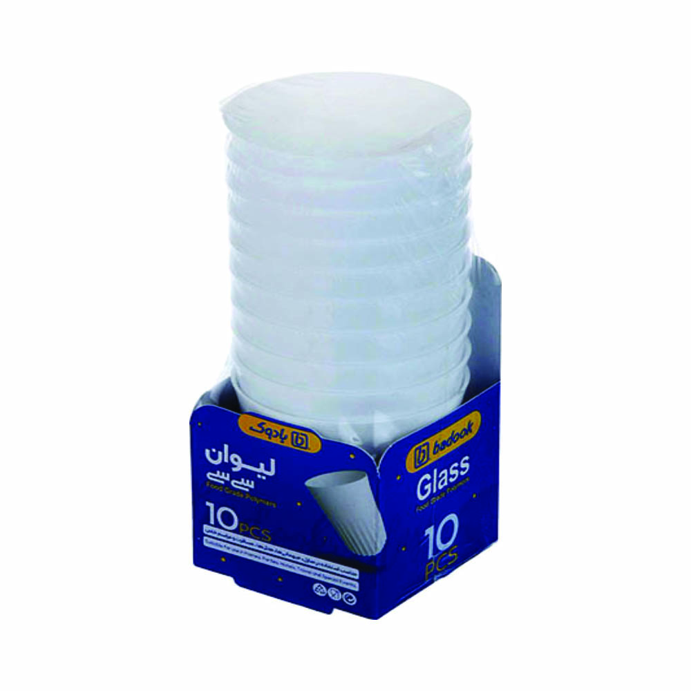 لیوان 50 سی سی یکبارمصرف صدفی 10 عددی