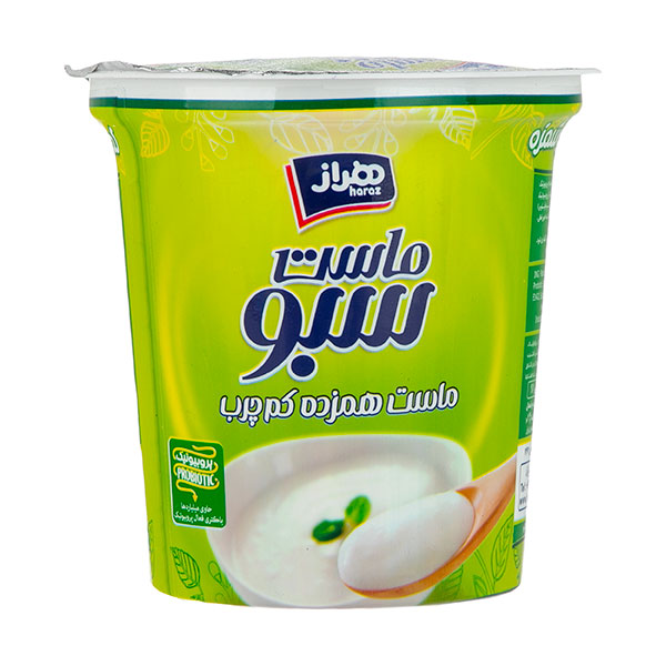 ماست سبو کم چرب پروبیوتیک 450 گرمی هراز