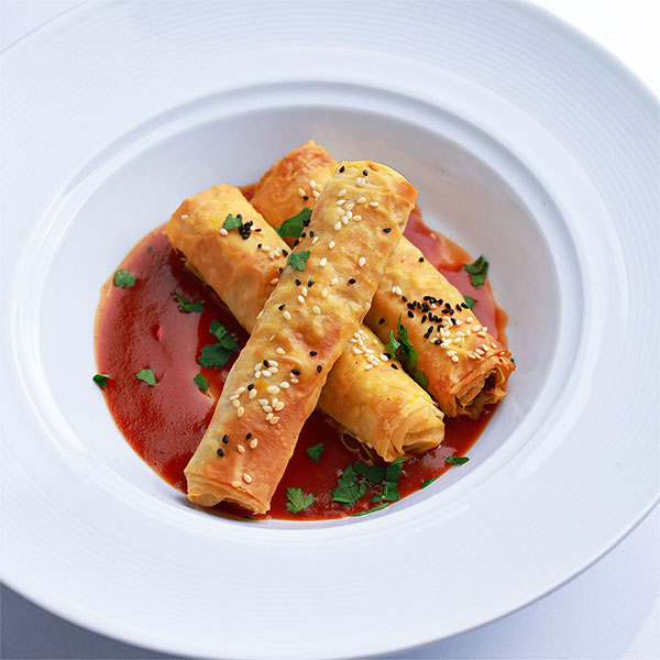 اسپرینگ رول گوشت و سبزیجات(ویژه کارکنان)