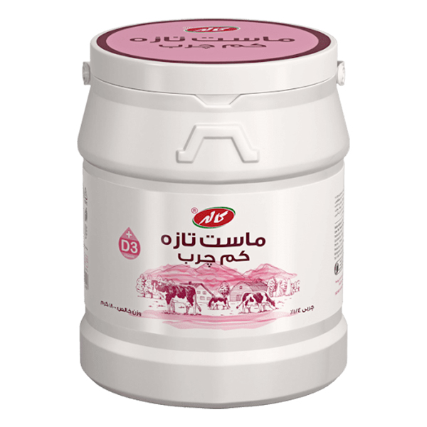 ماست تازه کم چرب بیدون 1800 گرمی