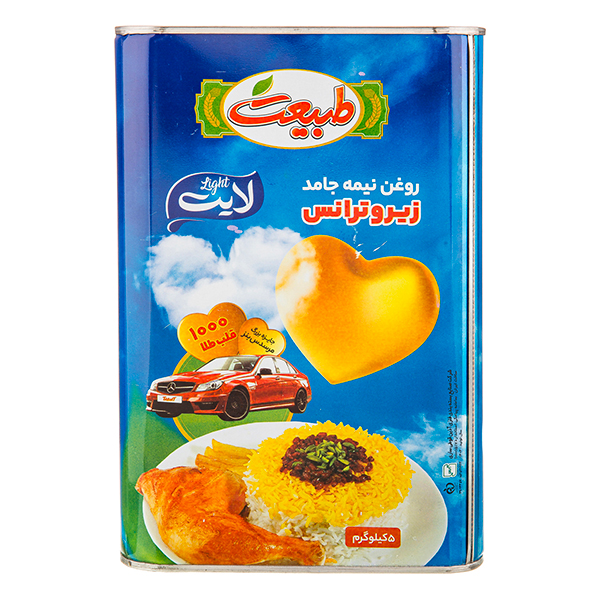 روغن نیمه جامد طبیعت 5 کیلویی