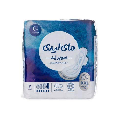 نوار بهداشتی مای‌لیدی مکسی سوپر‌پد مشبک XXL – بسته 7 عددی
