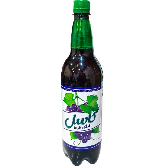 آبمیوه گازدار انگور قرمز 1 لیتری کاسل کاله
