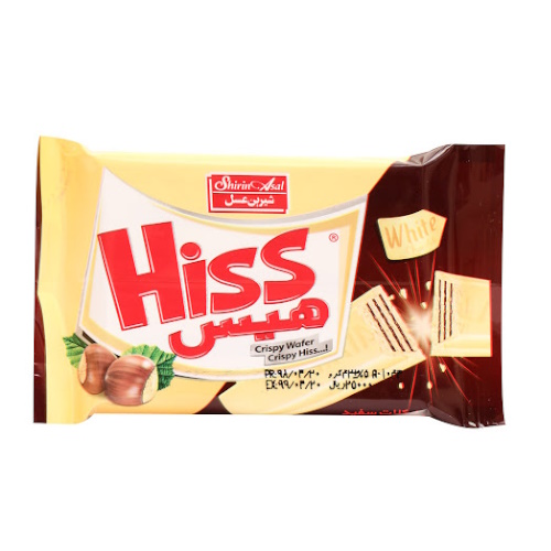 شکلات با مغز ویفر هیس 40گرمی شیرین عسل