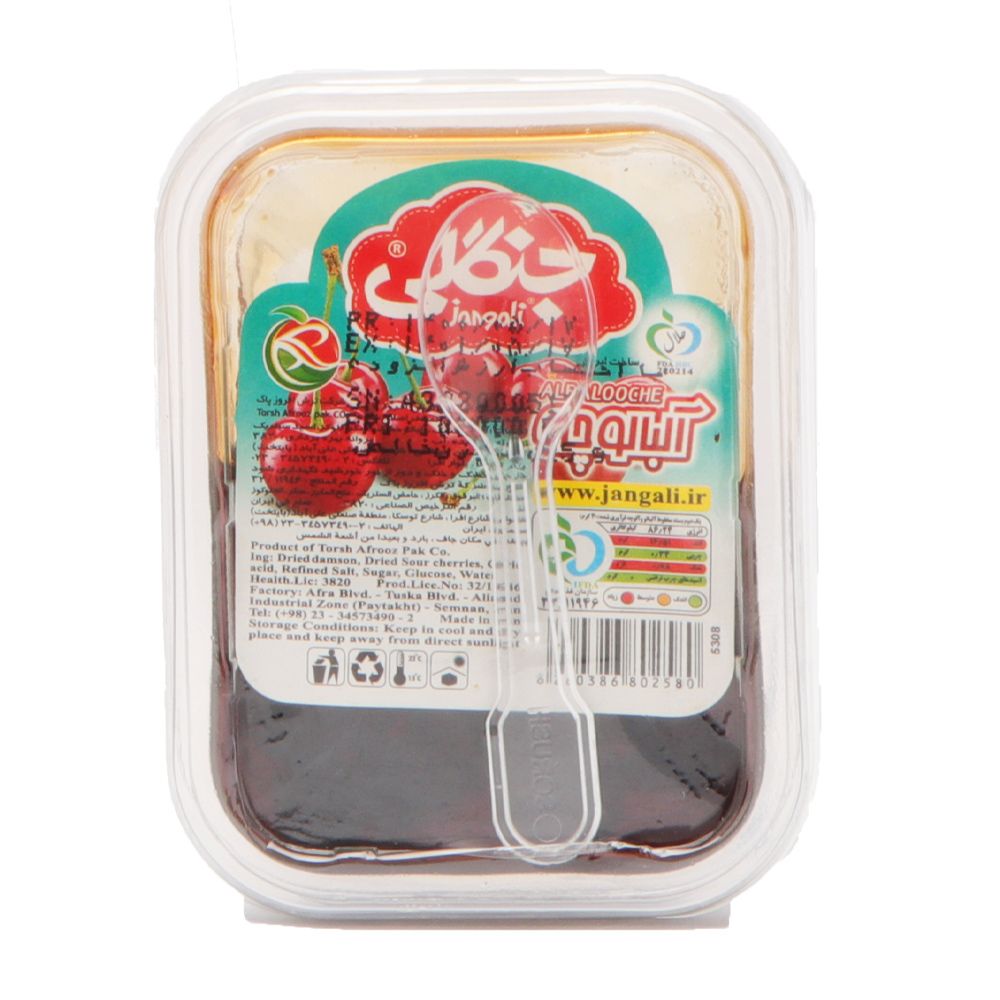 آلبالوچه ظرفی 80گرمی جنگلی