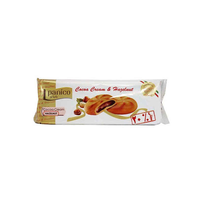 بیسکوییت بامغز کرم کاکائویی فندقی ویتانا 125 گرمی