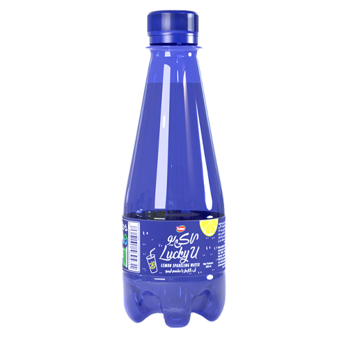 آب گازدار 250میلی لیتری لیمویی لاکی یو کاله
