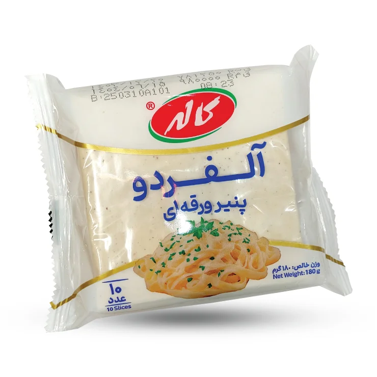 پنیر ورقه ای آلفردو 180گرمی کاله