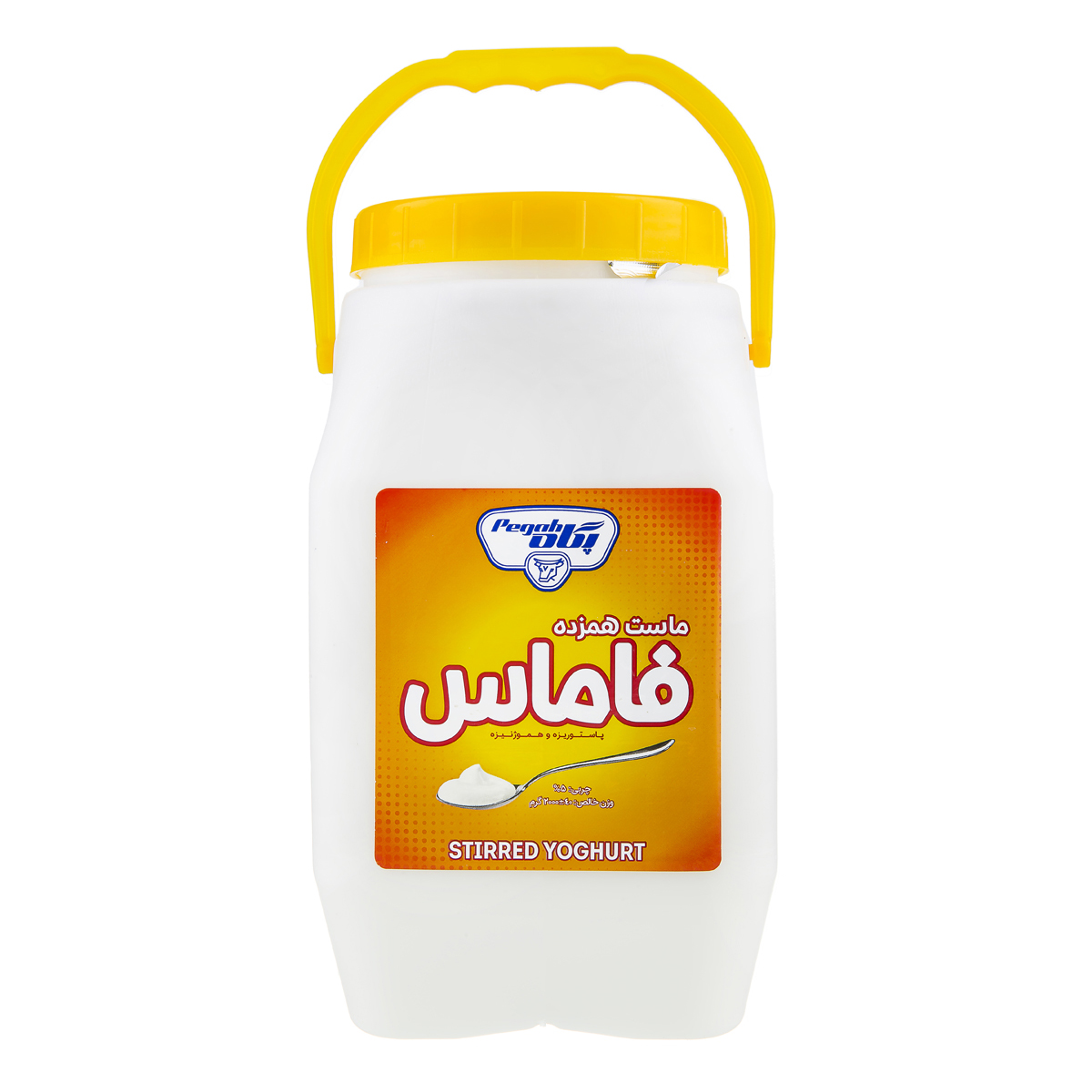 ماست همزده پگاه 2 کیلوگرمی 5% فاماس