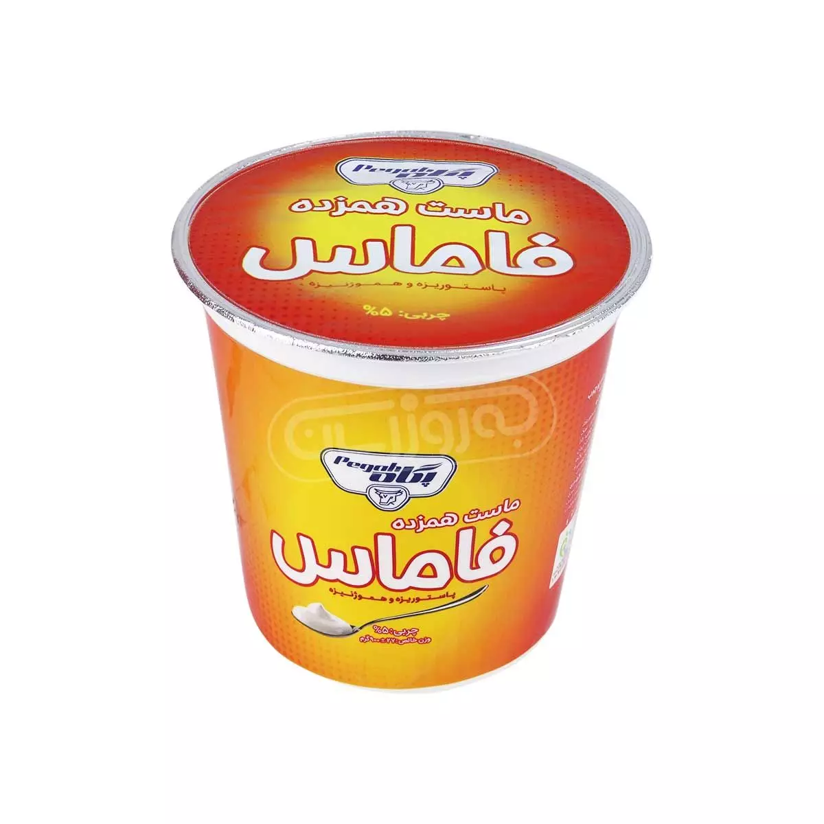 ماست همزده پرچرب فاماس پگاه 900 گرمی
