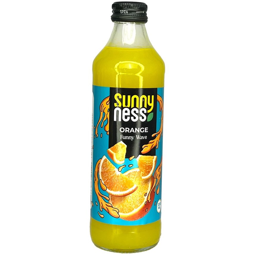 نوشیدنی شیشه پرتقال 330 سی سی سانی نس