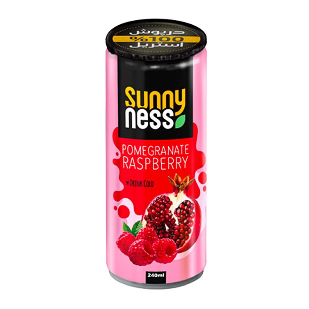 آبمیوه  قوطی 240 سی سی مخلوط انار تمشک سانی نس