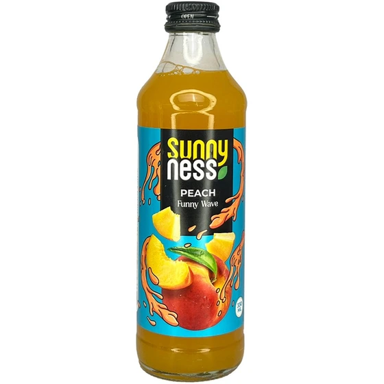 نوشیدنی شیشه هلو 330 سی سی  سانی نس