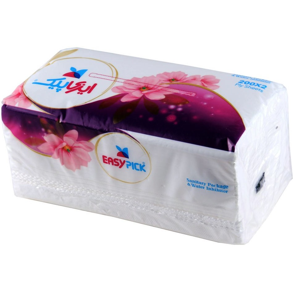 دستمال اقتصادی ایزی پیک 400 برگ طبیعت