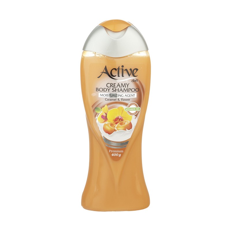 شامپو بدن کرمی کارامل 400گرمی اکتیو