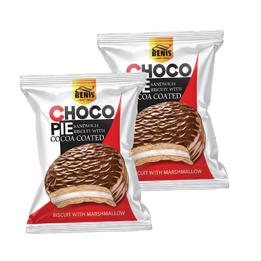 شوکوپای روکش کاکائو 35گرمی بنیس