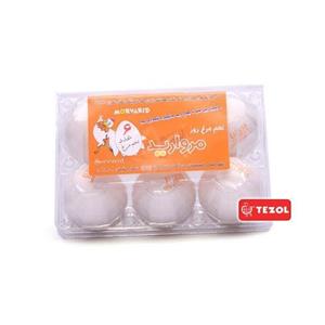 تخم مرغ بسته 6 عددی مروارید