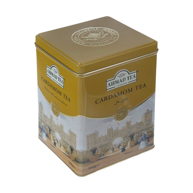 چای هل قوطی فلزی 500 گرمی احمد