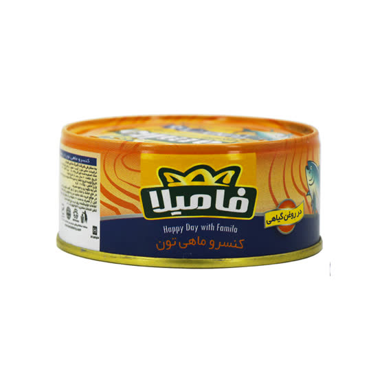 کنسرو ماهی تن در روغن گیاهی 120گرمی فامیلا