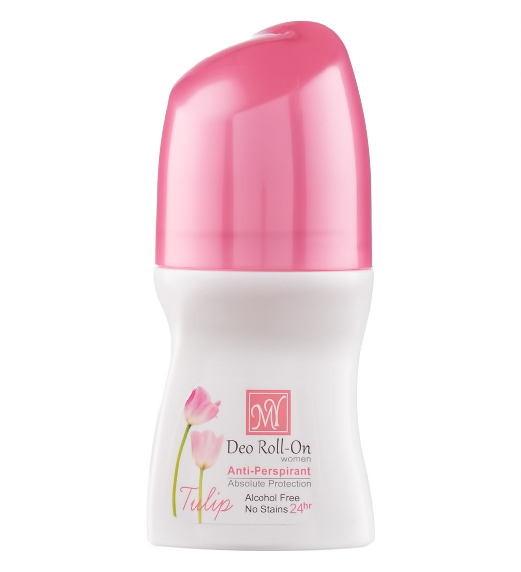 مام رول دئودورانت زنانه تولیپ صورتی مای