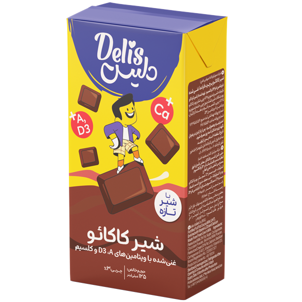 شیرکاکائو کودکان 125میلی لیتر دلیس کاله