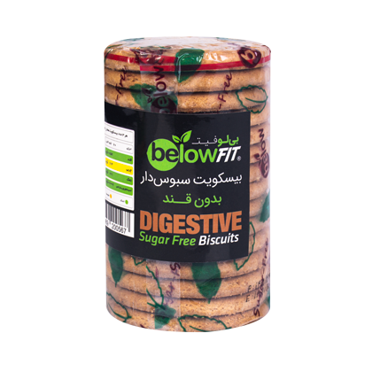 بیسکوییت سبوسدار بدون شکر 200گرمی بیلو