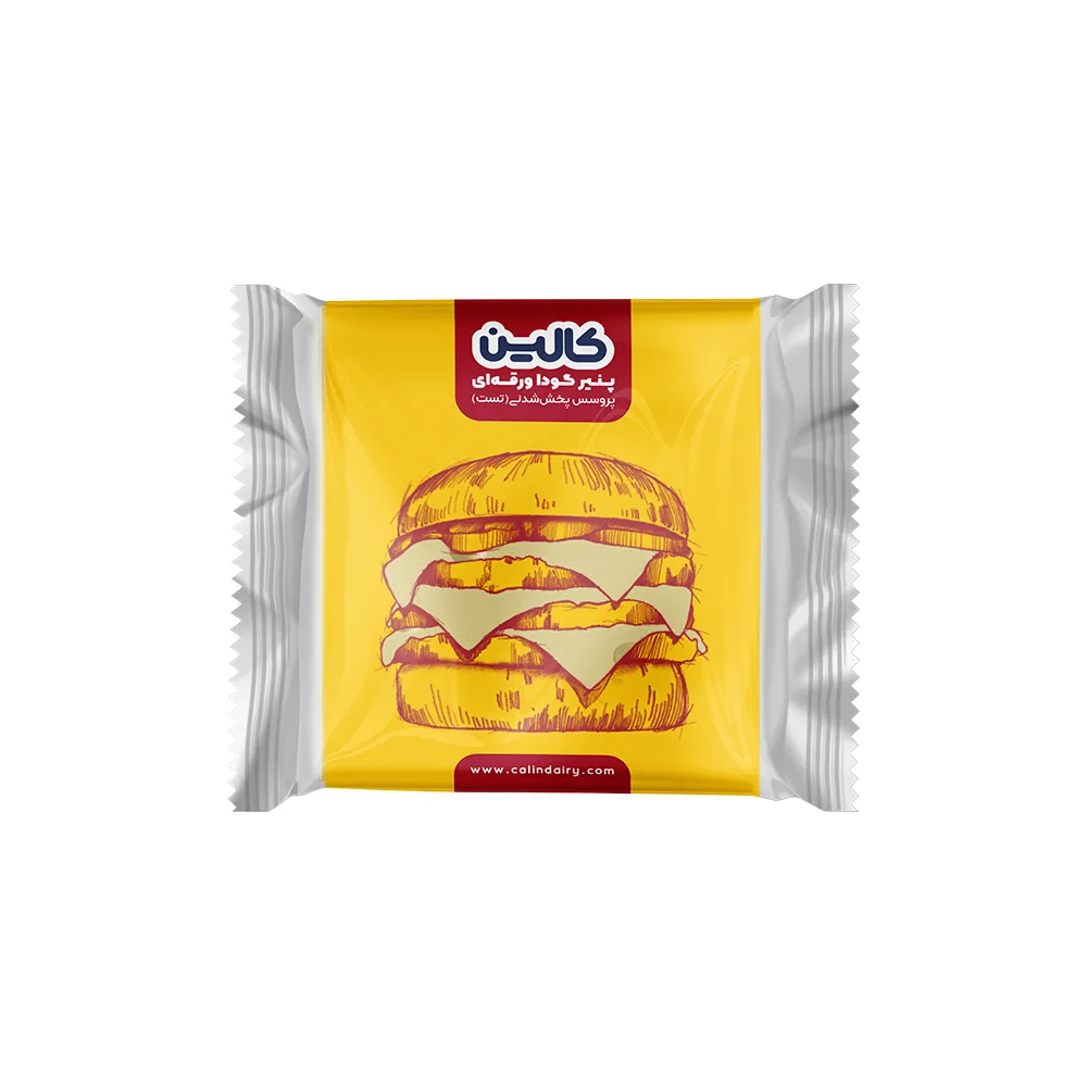 پنیر تست ورقه ای گودا بسته 180 گرمی کالین