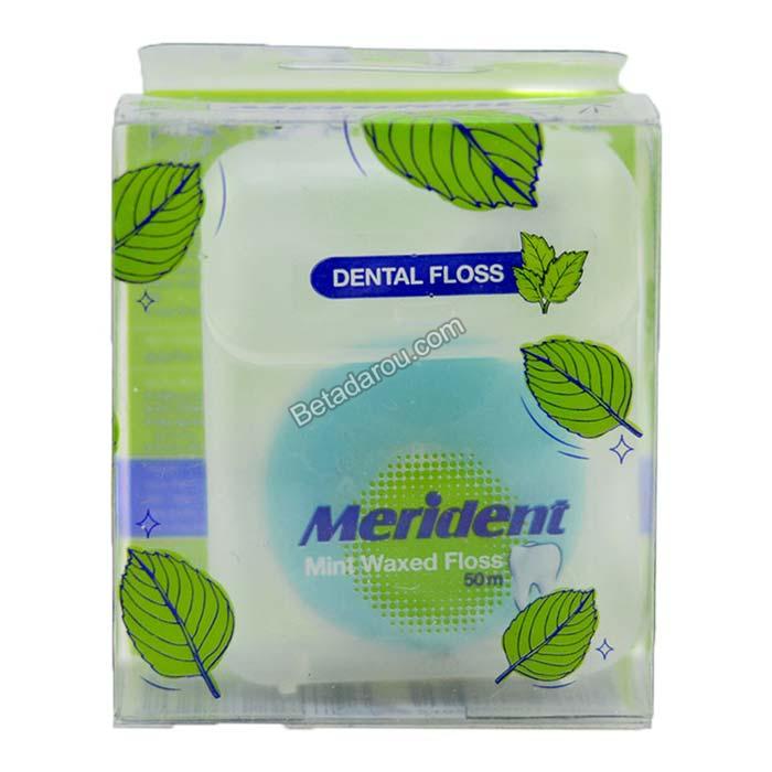 نخ دندان نواری نازک 50 متری نعنایی مریدنت