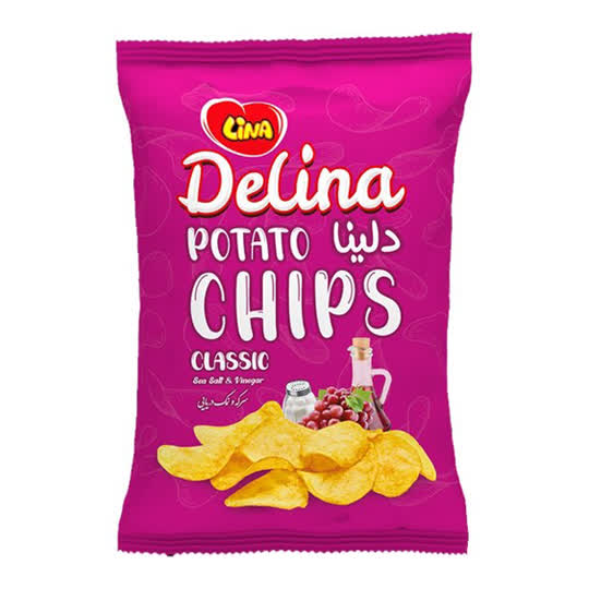 چیپس سرکه نمکی لینا