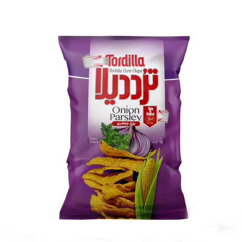 چیپس پیاز جعفری 100گرمی ترددیلا