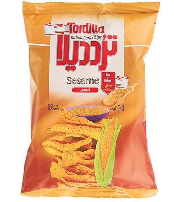 چیپس کنجدی 100گرمی ترددیلا