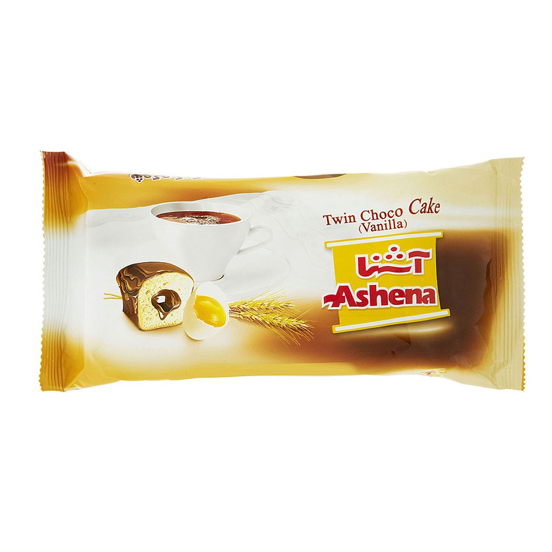 شوکو کیک دوقلو وانیلی آشنا