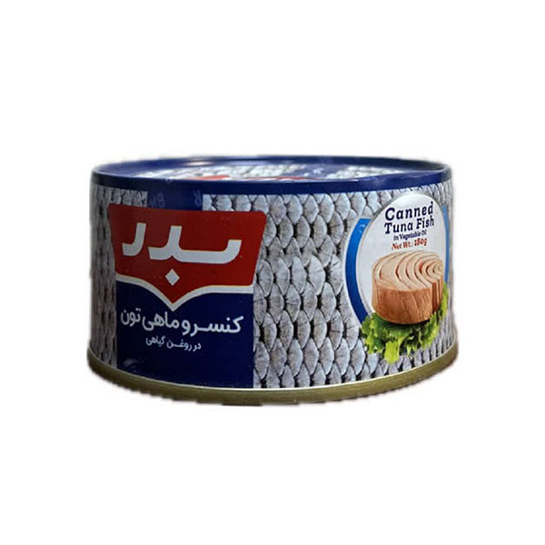 کنسرو تن ماهی 180 گرمی بدر