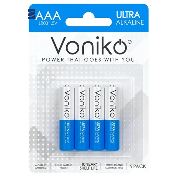 باتری اولترا آلکاین قلمی 4عددی ونیکو