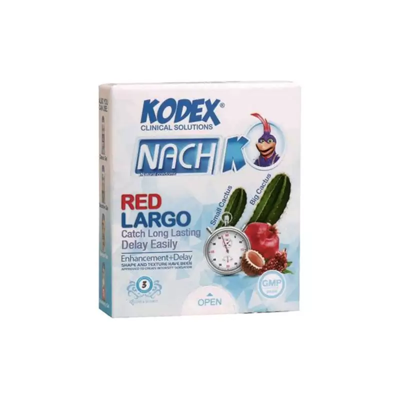 کاندوم 3عددی لارگو قرمز کدکس