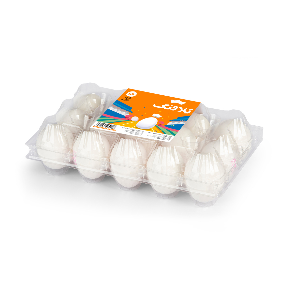 تخم مرغ بسته بندی 15عددی تلاونگ